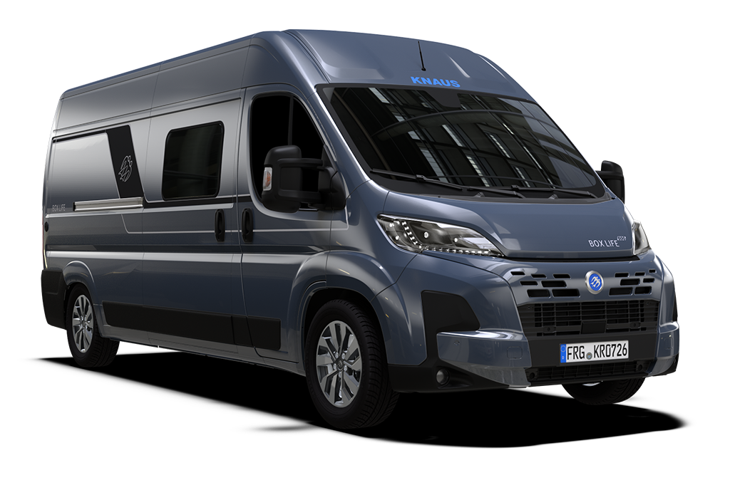 Die KNAUS BOXLIFE Lackvariante in der Farbe Fer Grau